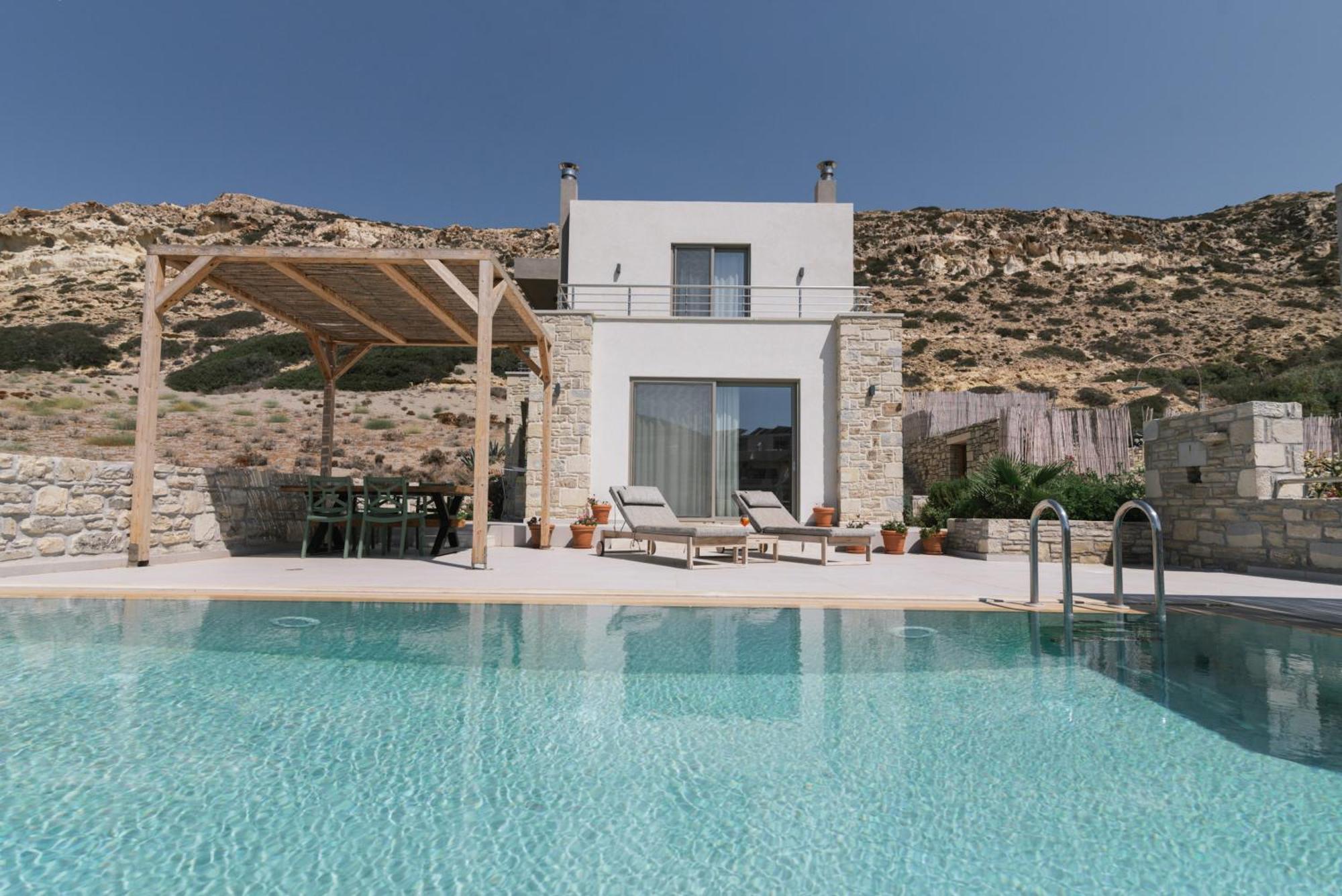 Luxury Villas Ammos In Style Матала Екстериор снимка