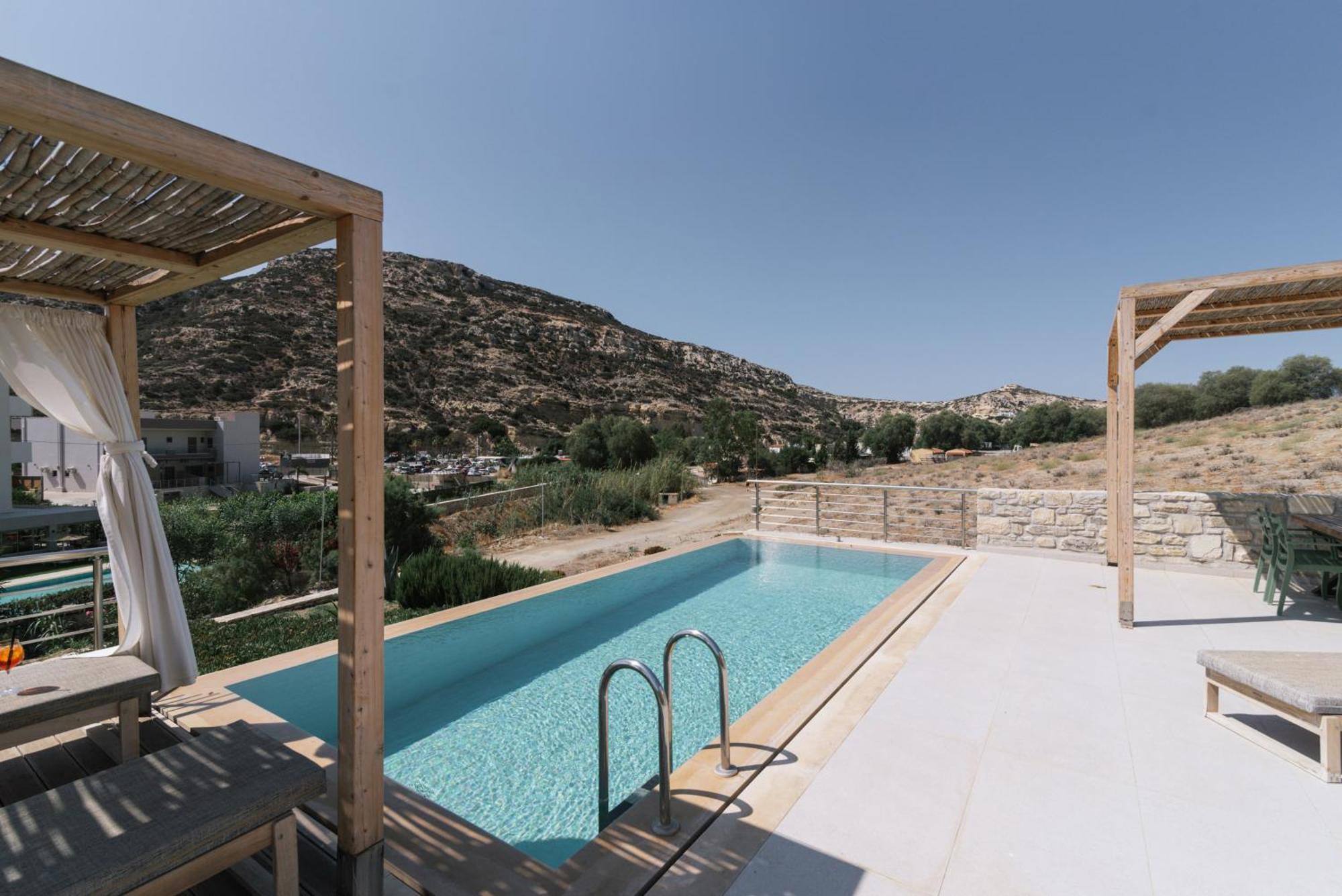 Luxury Villas Ammos In Style Матала Екстериор снимка