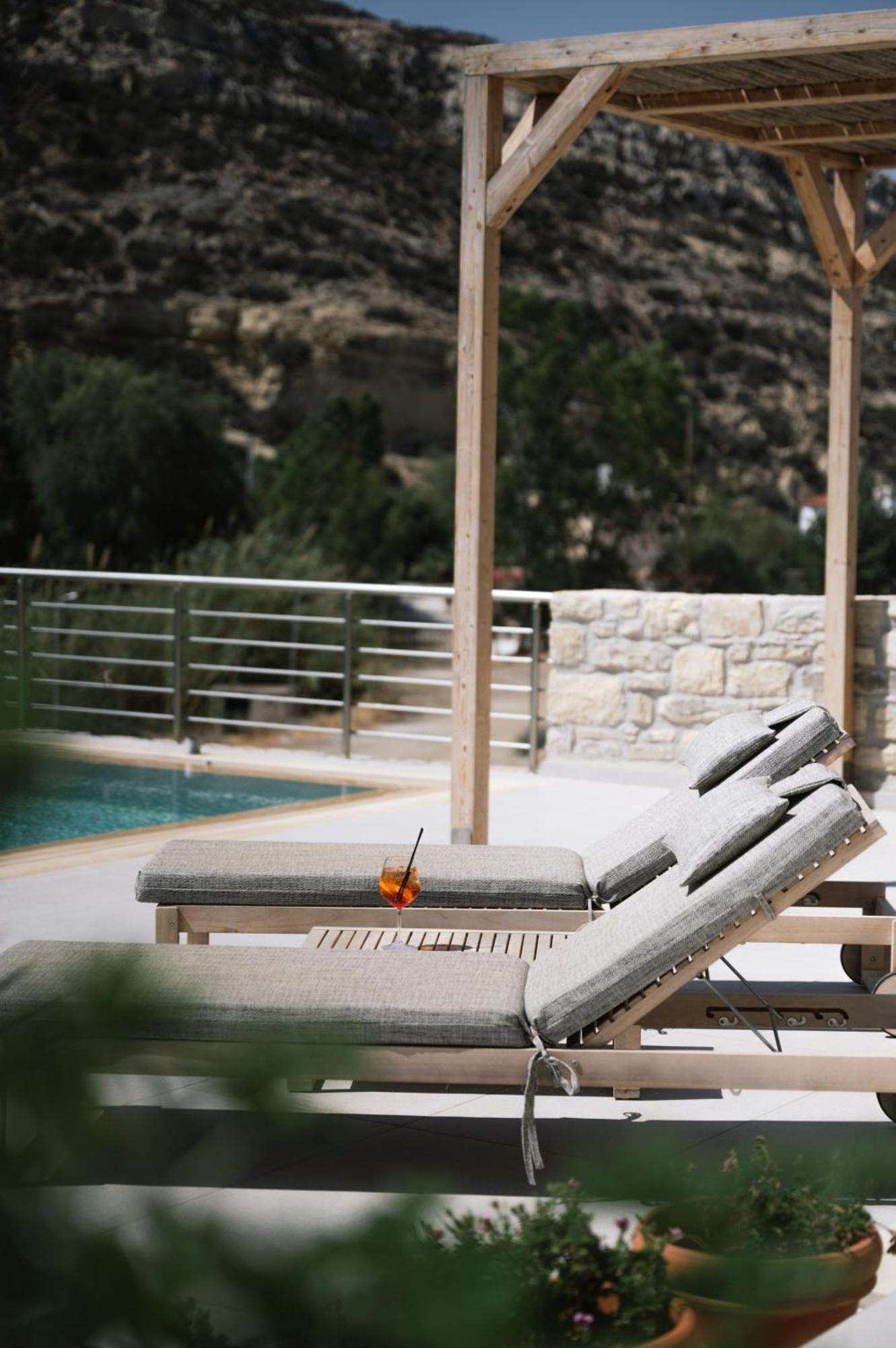 Luxury Villas Ammos In Style Матала Екстериор снимка
