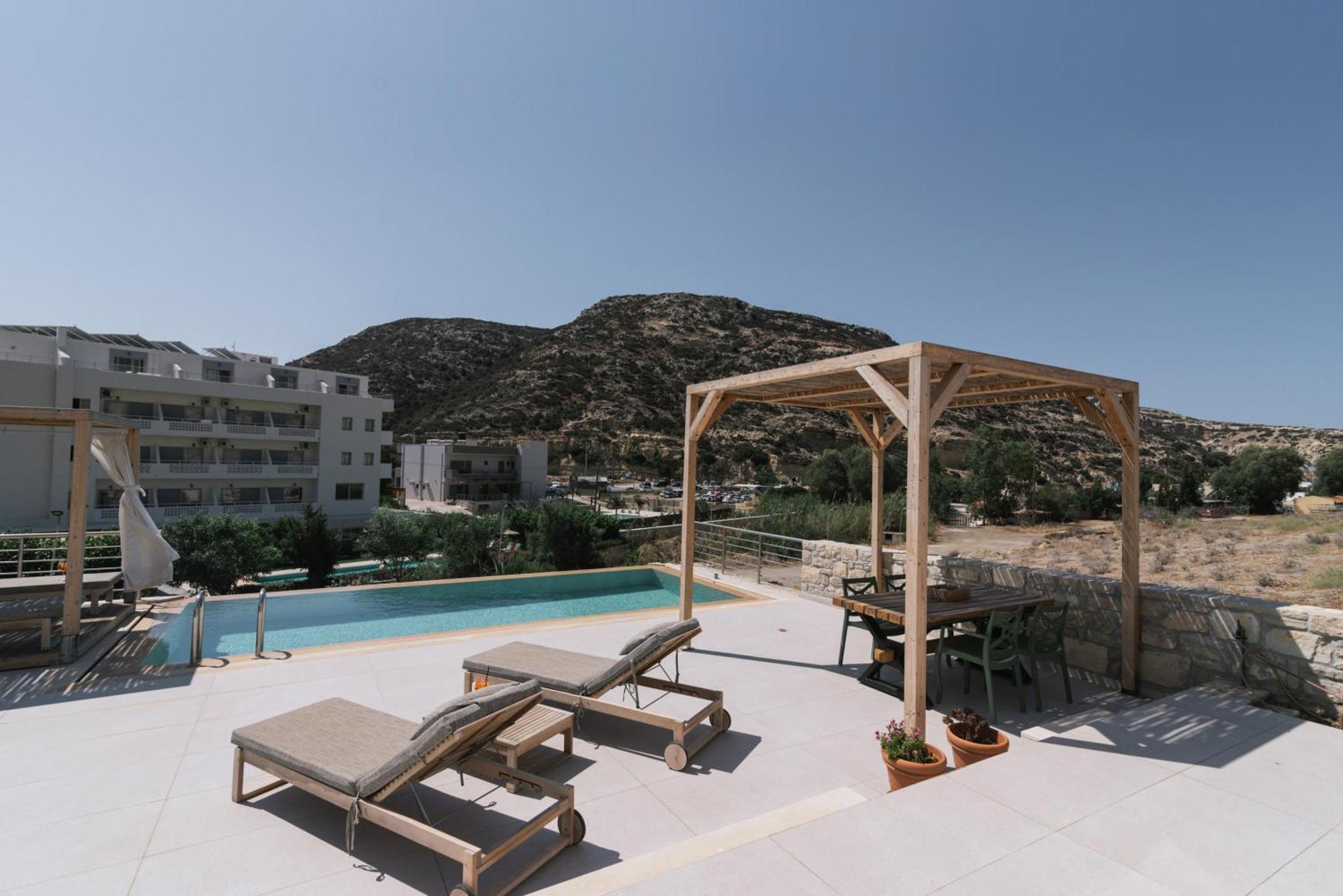 Luxury Villas Ammos In Style Матала Екстериор снимка